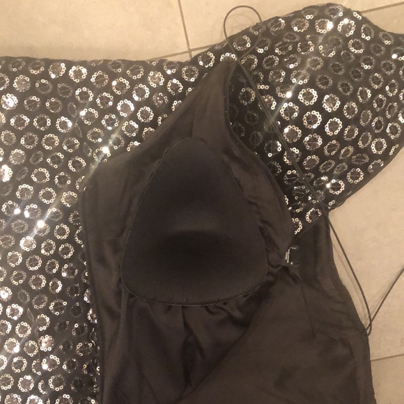 h:ours X Revolve Marvel Dress in Black and Silver - Picture 12 of 13